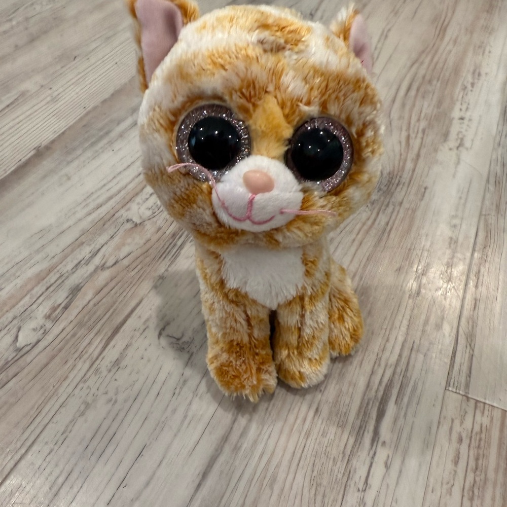 Ty Plush Toy with Orange and White Fur